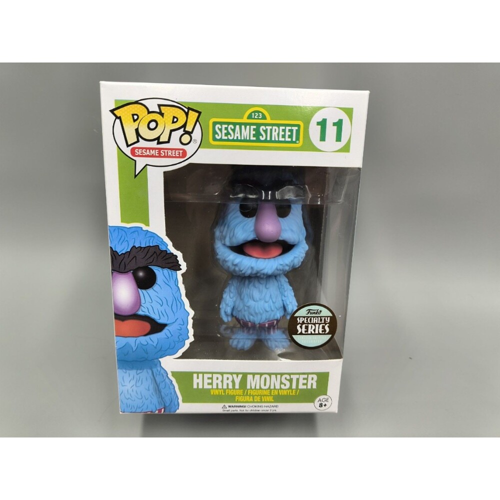 Sesame Street Big Herry Monster Pop Funko Vinyl Figure Specialty NIB 4"